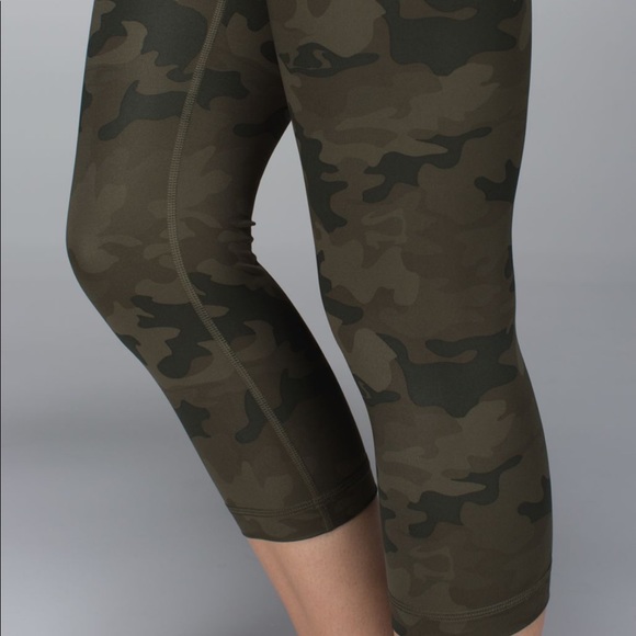 Lululemon Wunder Under Green Camo Print - Picture 5 of 12